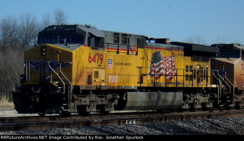 UP 6479, conductor's side view